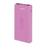 SBS Powerbank fast charge mit 10.000 mAh und 2 USB