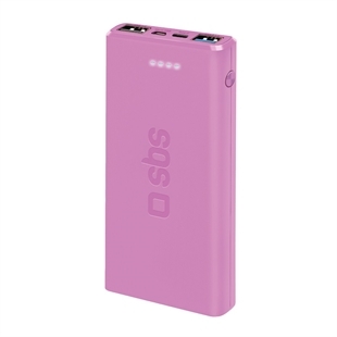 SBS Powerbank fast charge mit 10.000 mAh und 2 USB