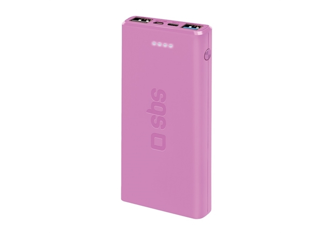 SBS Powerbank fast charge mit 10.000 mAh und 2 USB