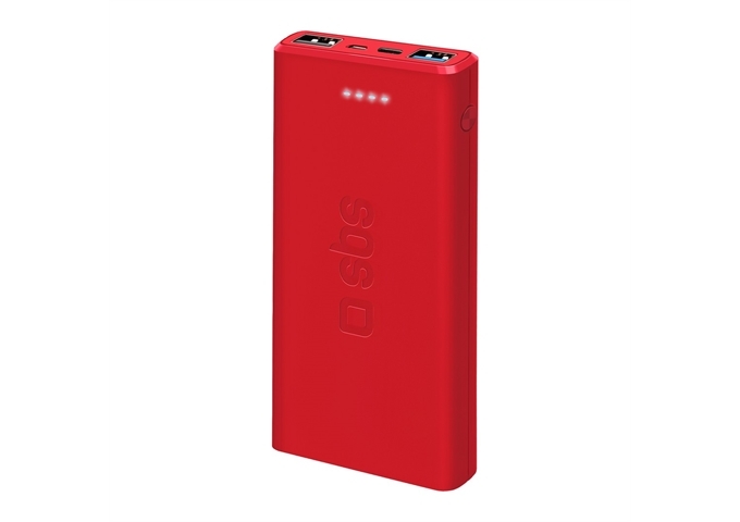 SBS Powerbank fast charge mit 10.000 mAh und 2 USB