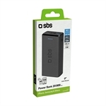 SBS Powerbank fast charge mit 20.000 mAh und 2 USB