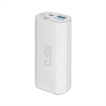 SBS Powerbank mit 5000 mAh mit Taschenlampe