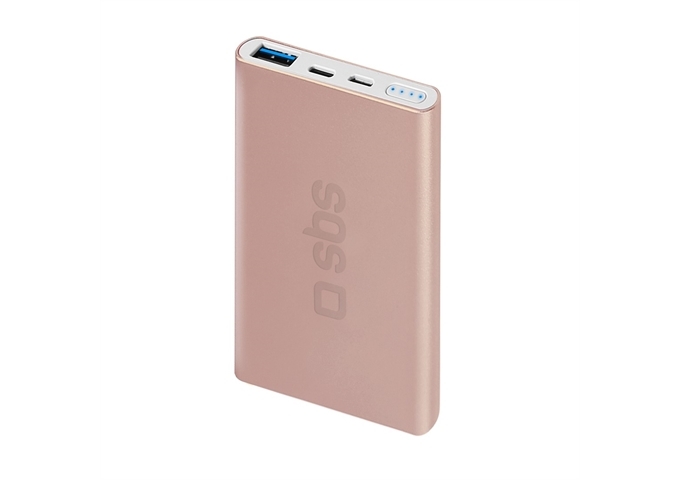 SBS Powerbank mit Schnellladung und 5000 mAh - Gold Co