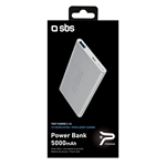 SBS Powerbank mit Schnellladung und 5000 mAh - Gold Co