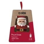 SBS Powerbank mit weihnachtlichen Motiven wie Santa Cl