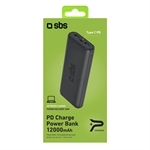 SBS Powerbank PD mit 12000 mAh