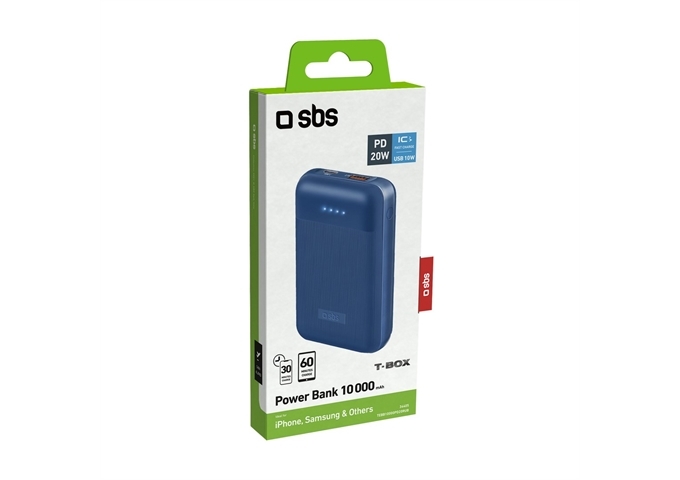 SBS Powerbank Power Delivery 20W bei 10.000 mAh, Soft