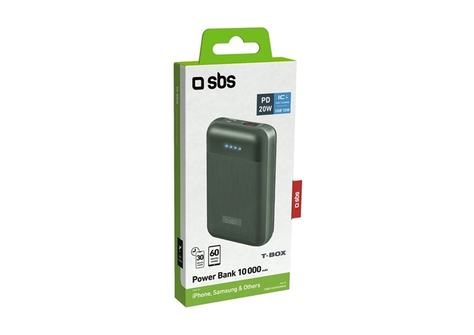 SBS Powerbank Power Delivery 20W bei 10.000 mAh, Soft