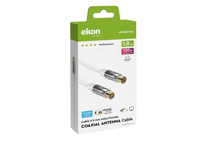 Ekon Satellitenantennenkabel, 120dB