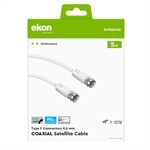 Ekon Satellitenkabel, F-Typ-Stecker auf F-Typ-Stecker