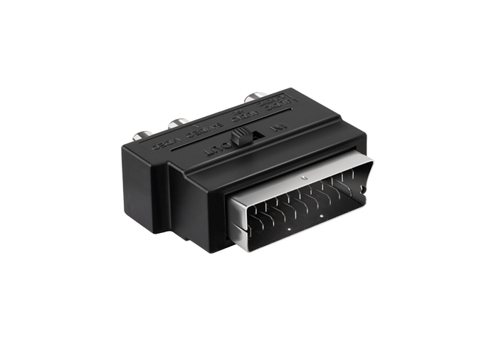 Ekon Scart / 3 RCA + S-VHS-Adapter