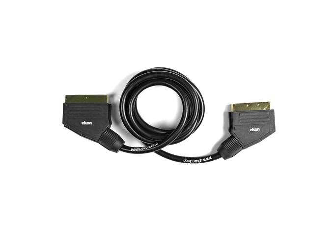 Ekon Scart cable with gold-plated connectors