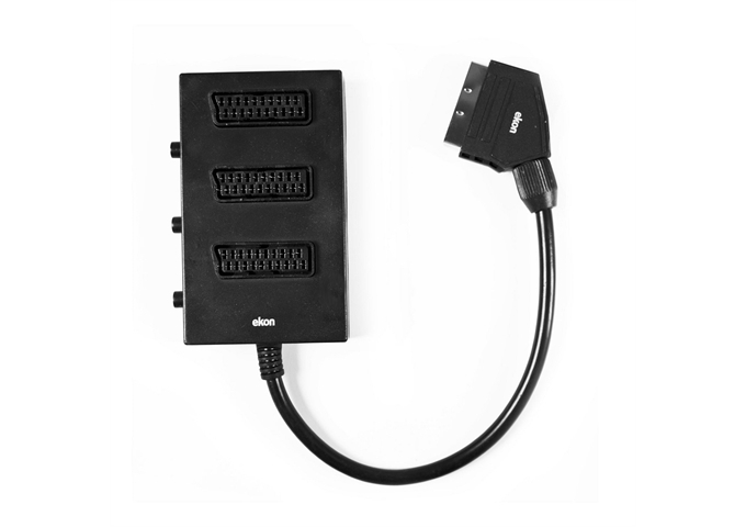 Ekon Scart Splitter mit 3 Buchsen