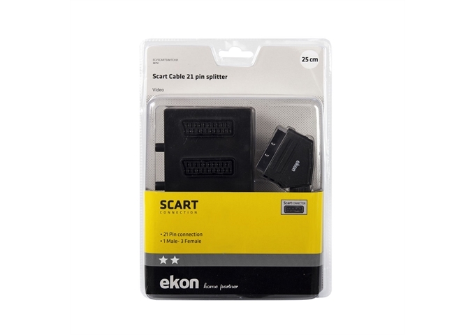 Ekon Scart Splitter mit 3 Buchsen