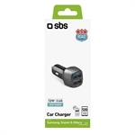 SBS Schnelllade-Autoladegerät, 1 x 12 W USB-Anschluss