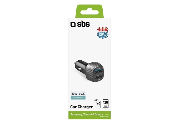 SBS Schnelllade-Autoladegerät, 1 x 12 W USB-Anschluss