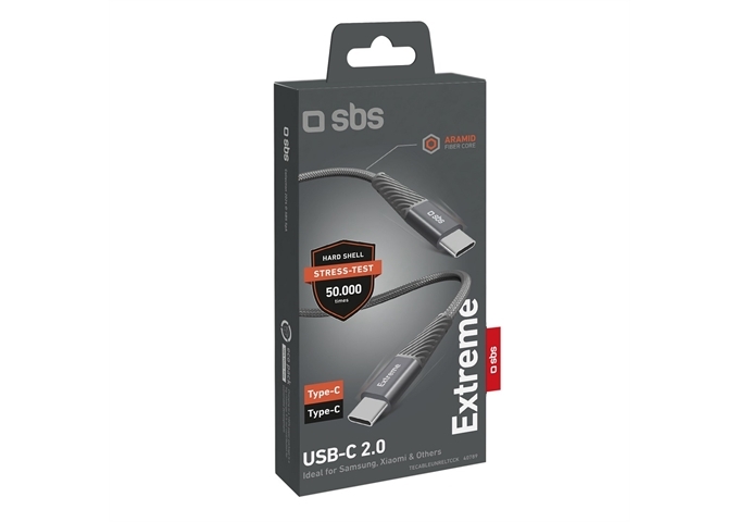 SBS Aramidfaser-USB-C-auf-USB-C-Kabel