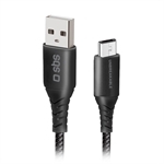 SBS Aramid-Faser-USB-Kabel – Micro USB