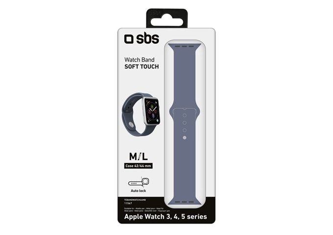 SBS Armband Größe M/L für Apple Watch 3/4/5/6/7/SE 44m