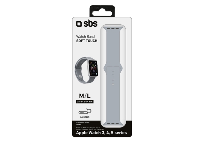 SBS Armband Größe M/L für Apple Watch 3/4/5/6/7/SE 44m