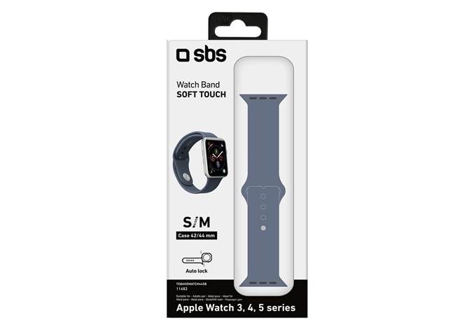 SBS Armband Größe S/M für Apple Watch 3/4/5/6/7/SE 44m