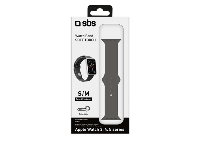 SBS Armband Größe S/M für Apple Watch 3/4/5/6/7/SE 44m