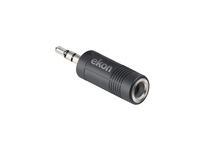 Ekon Audio-Adapter Klinke 6,3 mm weiblich auf Klinke 3,