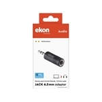 Ekon Audio-Adapter Klinke 6,3 mm weiblich auf Klinke 3,