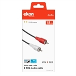 Ekon Audiokabel 2 RCA-Stecker auf 2 RCA-Stecker