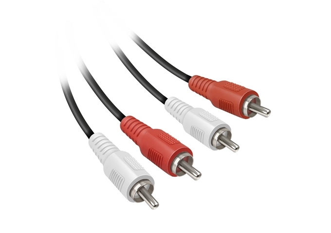 Ekon Audiokabel 2 RCA-Stecker auf 2 RCA-Stecker