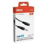 Ekon Audiokabel Klinke 3,5 mm Stecker - Buchse