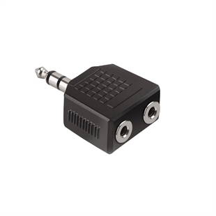 Ekon Audio-Splitter Buchse 3,5 mm Stecker auf 2 Buchsen