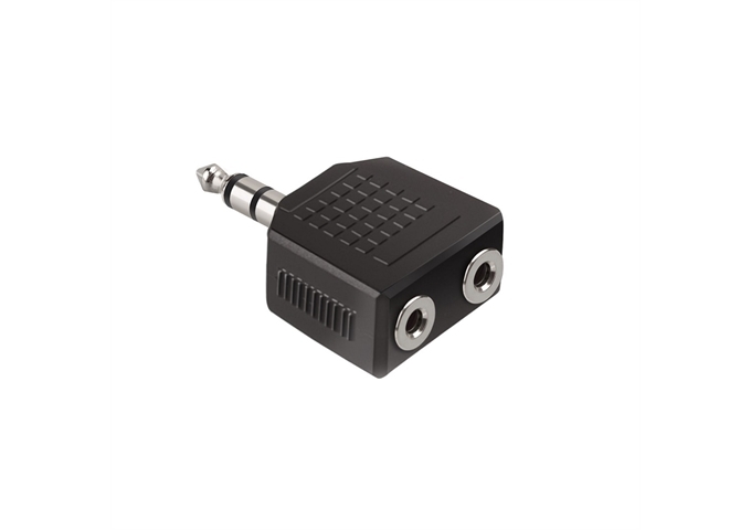 Ekon Audio-Splitter Buchse 3,5 mm Stecker auf 2 Buchsen