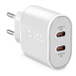 SBS 20 W Power Delivery-Wandladegerät mit zwei USB-C-A