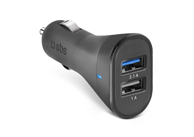 SBS Auto-Ladegerät 3100 mAh mit 2 USB-Ausgängen