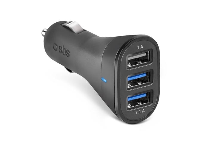 SBS Auto-Ladegerät mit drei USB-Ausgängen