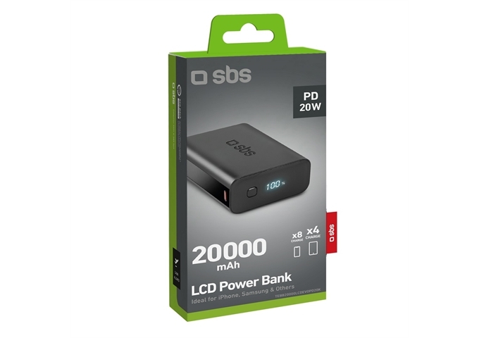 SBS 20.000 mAh Multi-Port Powerbank – mit Power Delive