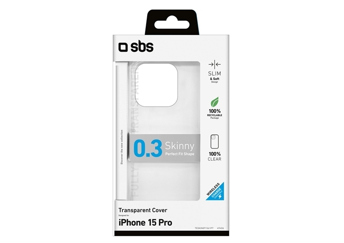 SBS Schutzhülle für Apple iPhone 15 Pro