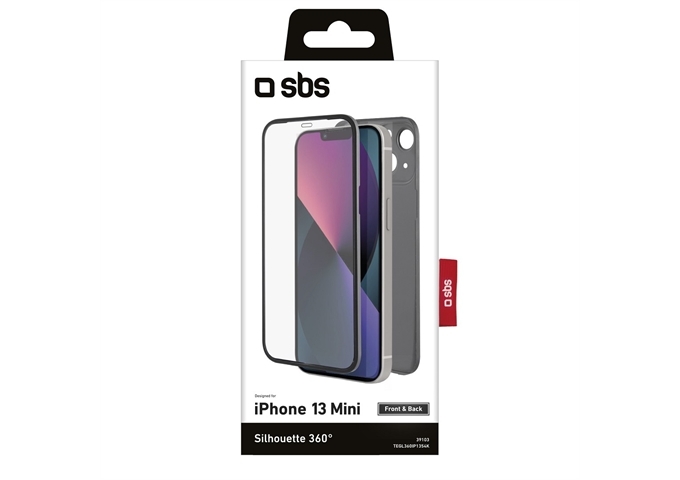 SBS Silhouette 360° Cover für iPhone 13 Mini