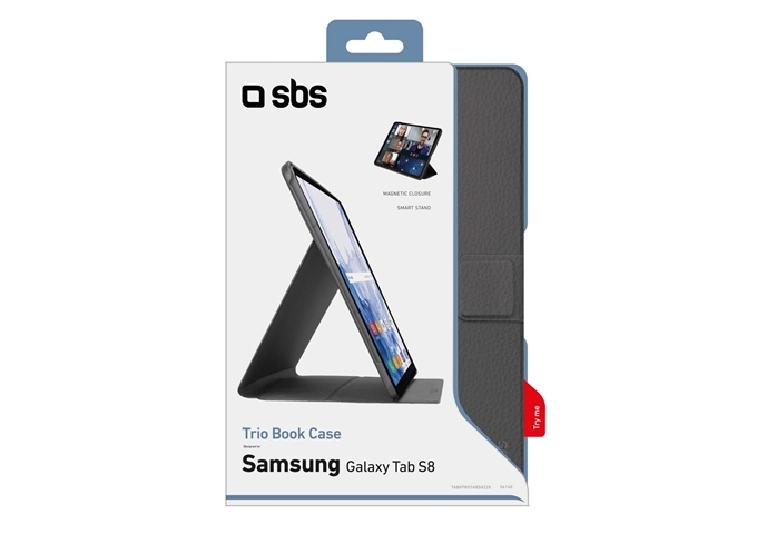 SBS Book Pro-Schutzhülle mit Ständer für Samsung Tab S