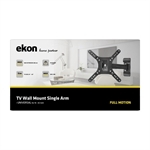 Ekon Single adjustable wall-mounted TV support up to 42