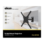 Ekon Single adjustable wall-mounted TV support up to 60