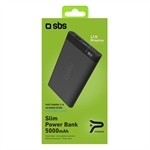 SBS Slim Power Bank 5000 mAh