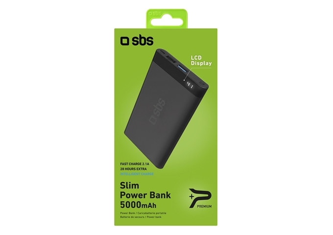 SBS Slim Power Bank 5000 mAh