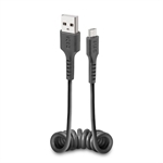 SBS Spiral-Daten-&-Ladekabel für Micro-USB