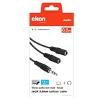 Ekon Splitterbuchse 3,5 mm Stecker - Buchse