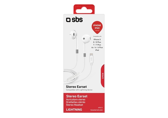 SBS Stereo-Kopfhörer mit Lightning-Kabel