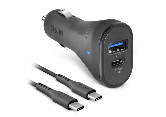 SBS Car Charger Kit 18W für USB-C