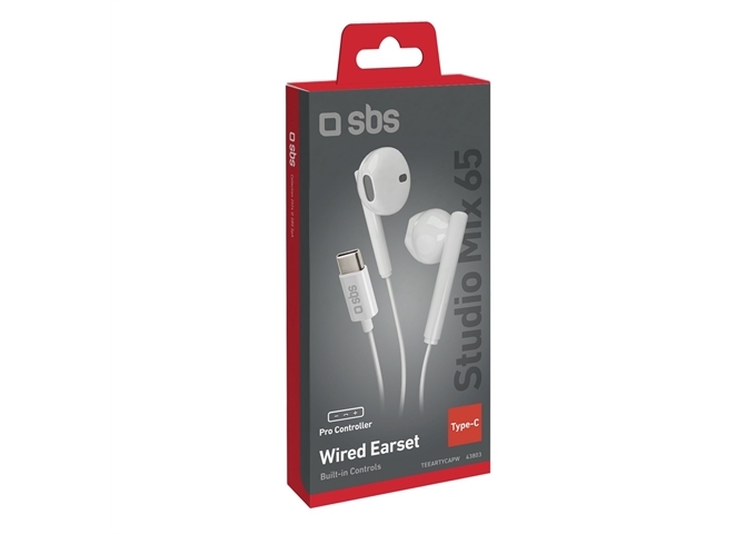 SBS Studio Mix 65c – Semi-In-Ear-Kopfhörer mit USB-C-A