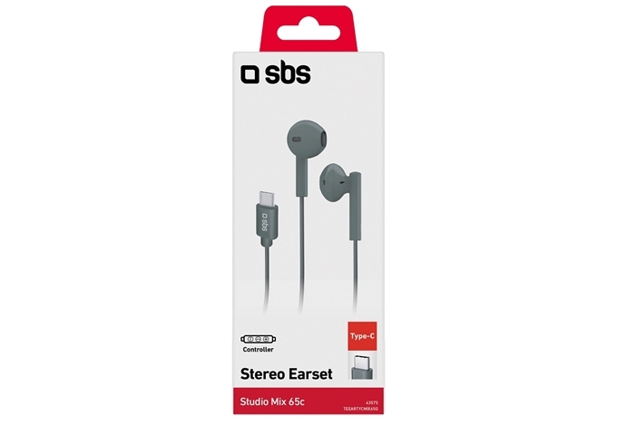 SBS Studio Mix 65c – Semi-In-Ear-Kopfhörer mit USB-C-A